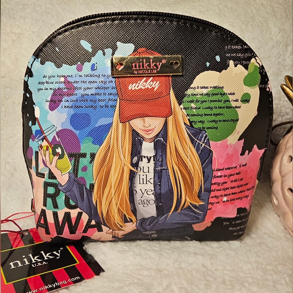 Nikky By Nicole Lee Cosmetic Pouch Bag - Kimberly Falls In Love